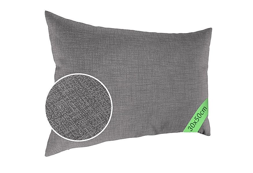 ANRO Dekokissen MrJack Kissenbezug Leinenoptik Deko Kissen Uni, Sofakissen günstig online kaufen