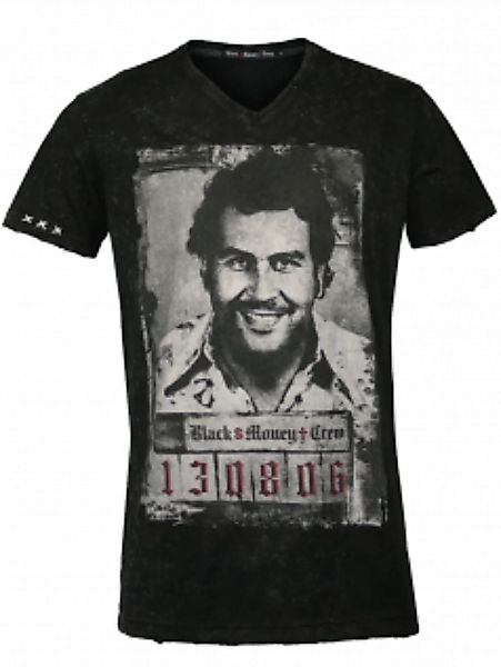 Black Money Crew Herren Shirt Pablo (schwarz) günstig online kaufen