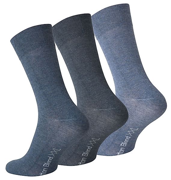 Cotton Prime® Socken 3 Paar, in Übergröße (3-Paar) in angenehmer Baumwollqu günstig online kaufen