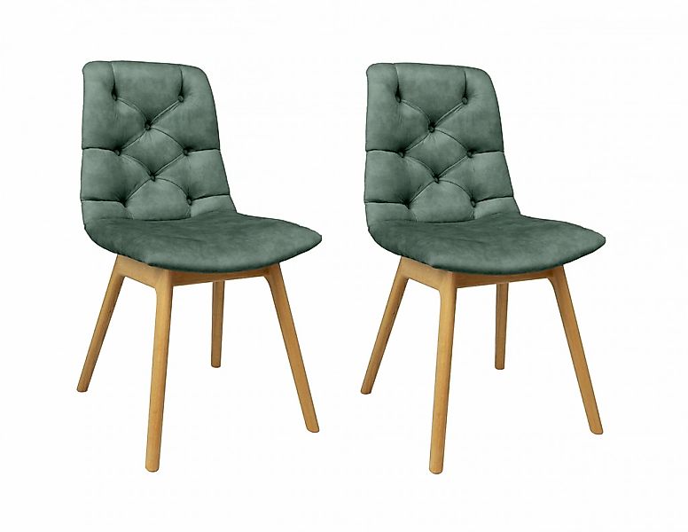 andas 4-Fußstuhl "Ramon" (Set) 2 Stk.mit Massivholzbeinen, verschiedene Sto günstig online kaufen