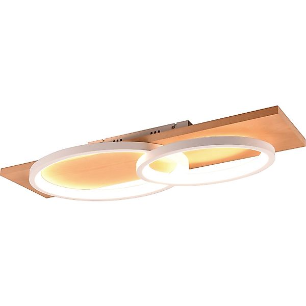 Trio LED Deckenleuchte Barca Weiß matt 10 x 75 x 33 cm günstig online kaufen