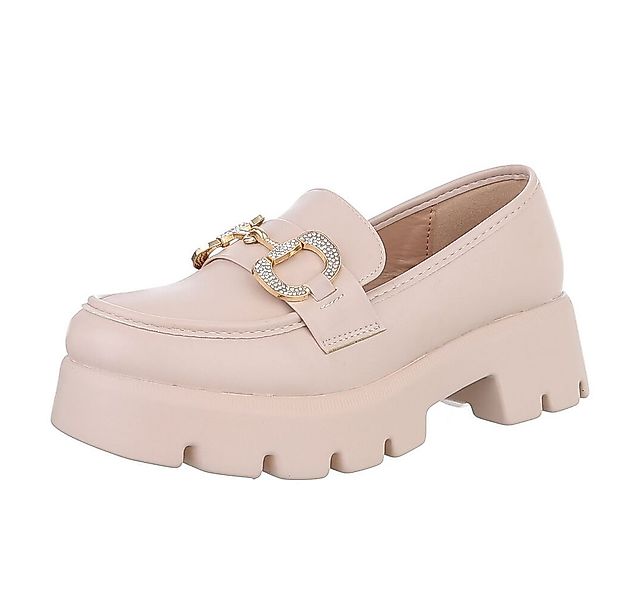 Ital-Design Elegante Damen Loafer mit Schnalle – Komfort für jeden Anlass S günstig online kaufen