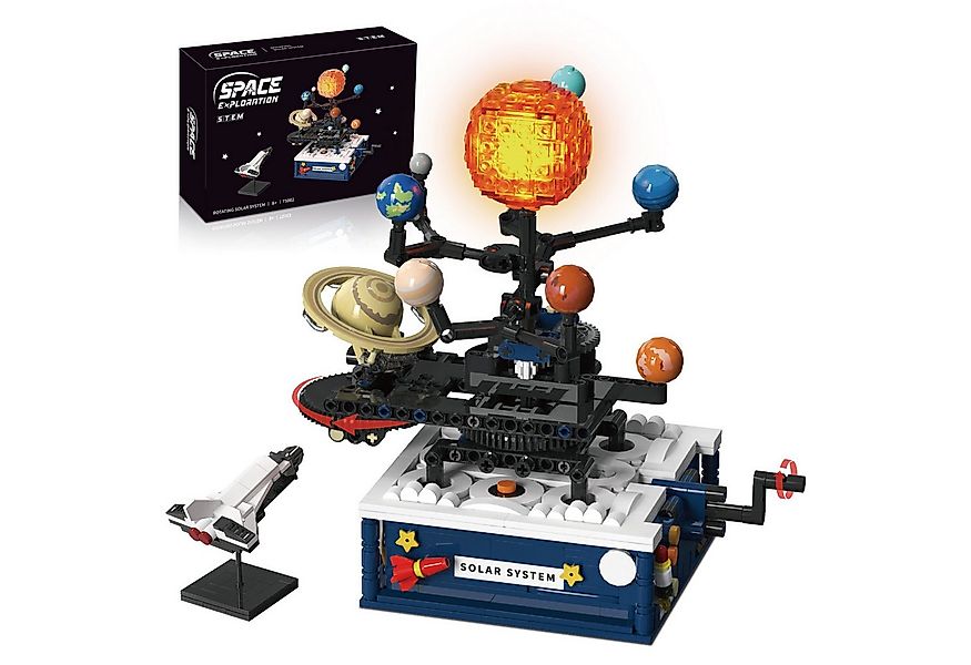Esun Drehbares Sonnensystem Bauspielzeug, 775 Stück Weltraumforschung Spiel günstig online kaufen