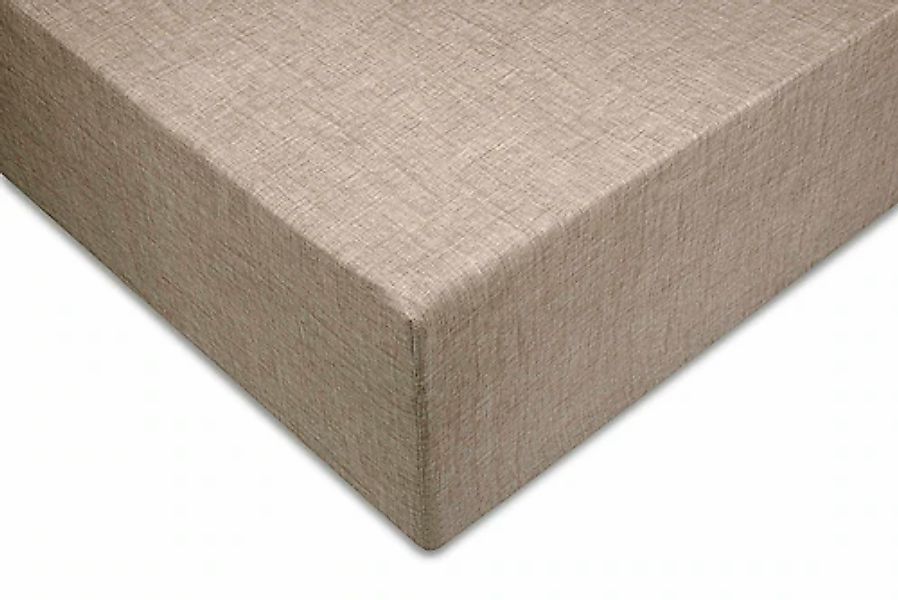 ZO HOME Spannbettlaken »Lino«, Laken aus 100% Baumwolle, Linen-look Print, günstig online kaufen