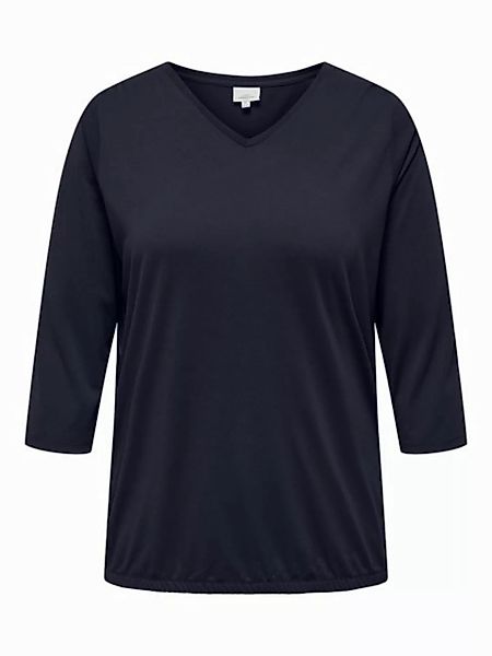 ONLY CARMAKOMA 3/4-Arm-Shirt CARCARLINNE V-NECK 3/4 TOP JRS BF günstig online kaufen