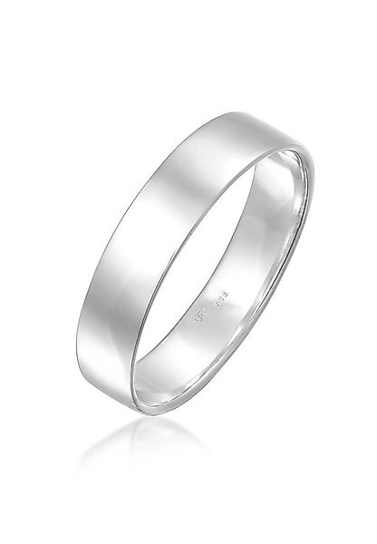 Elli Premium Fingerring Bandring Trauring Basic 585 Weißgold günstig online kaufen