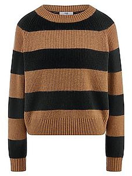 Rundhals-Pullover Peter Hahn braun günstig online kaufen