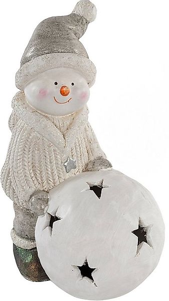 Myflair Möbel & Accessoires Schneemann Weihnachtsdeko (1 St), mit LED Beleu günstig online kaufen