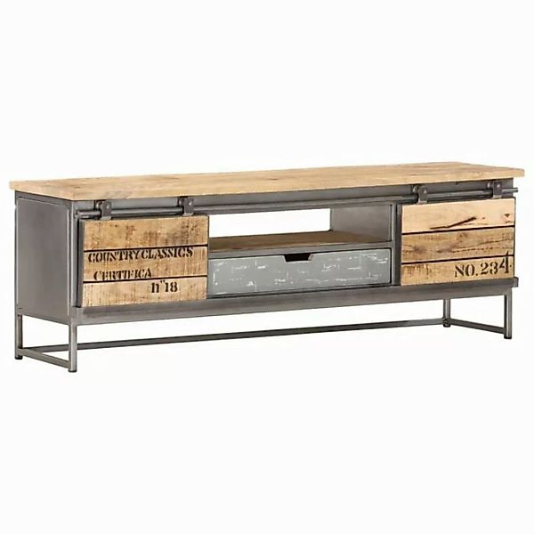 furnicato TV-Schrank 120 x 30 x 40 cm Massivholz Mango (1-St) günstig online kaufen