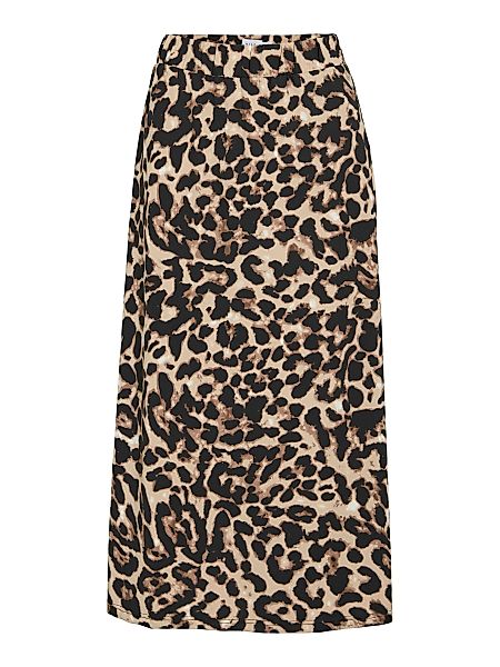 Vila Sommerrock Leopardenmuster, fließender Stoff, elegant günstig online kaufen