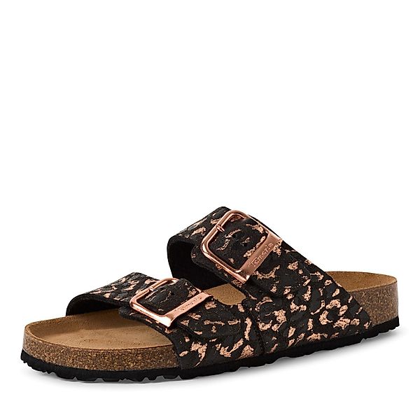 Tamaris TAMARIS Damen Pantolette 1-27503-42-090 BLACK/LEOPARD günstig online kaufen