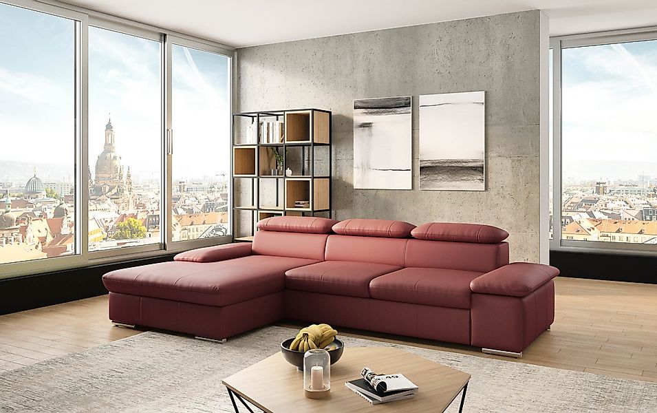sit&more Ecksofa Valantine L-Form, inkl. Kopf- günstig online kaufen