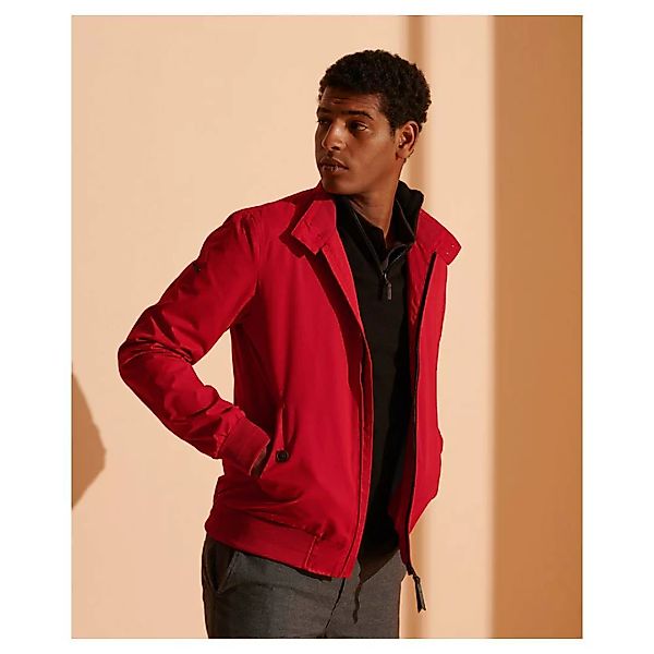 Superdry Iconic Harrington Jacke S Red günstig online kaufen