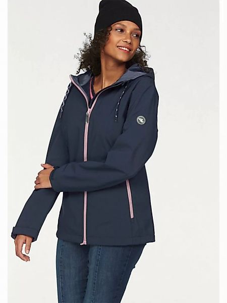 Polarino Softshelljacke Große Größen Innenseite mit weichem, kurzen Teddyfe günstig online kaufen