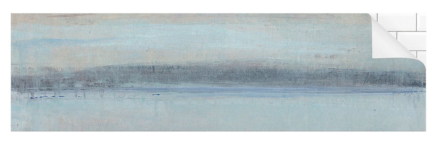 Bilderdepot24 Küchenrückwand blau dekor Abstrakt Aquarell günstig online kaufen
