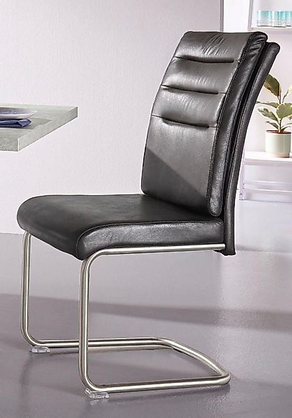 HELA Esszimmerstuhl "Paula Freischwinger" (Set) 4 Stk.mit Echtedelstahlgest günstig online kaufen