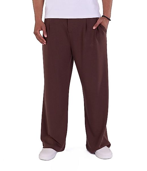 Denim Distriqt Stoffhose Feine Herren Baggy Stoffhose Loose Fit günstig online kaufen