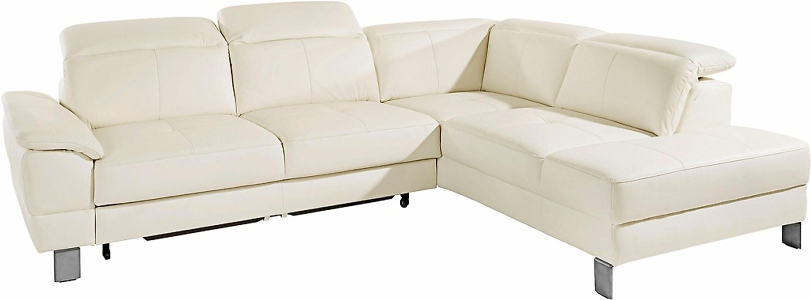 exxpo - sofa fashion Ecksofa »Mantua, L-Form«, mit Kopf- bzw. Rückenverstel günstig online kaufen