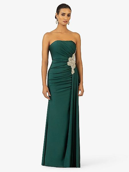 Kraimod Abendkleid mit Drapierung und Rücken-Schnürung günstig online kaufen