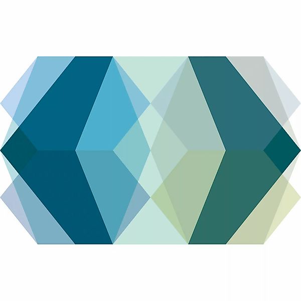 Sanders & Sanders Fototapete Edelsteindrachen Grün und Blau 400 x 250 cm 61 günstig online kaufen