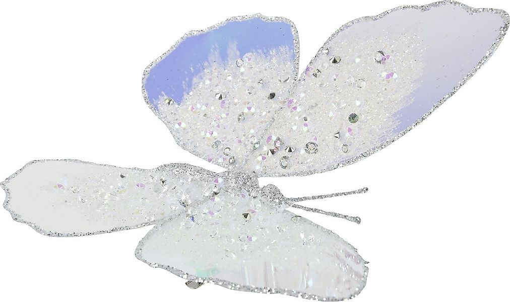 Kaemingk Weihnachtsbaumkugel Decoris Dekofigur Schmetterling 2 x 16 x 16 cm günstig online kaufen