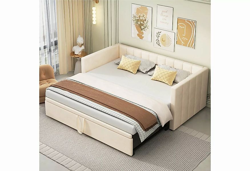 OKWISH Polsterbett Kinderbett Bett Funktionsbett Doppelbett Schlafsofa (mit günstig online kaufen