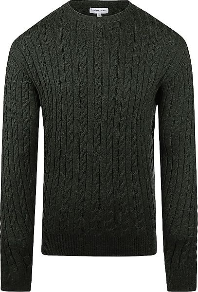 McGregor Cable Pullover Merinowolle Melange Dunkelgrün - Größe XL günstig online kaufen