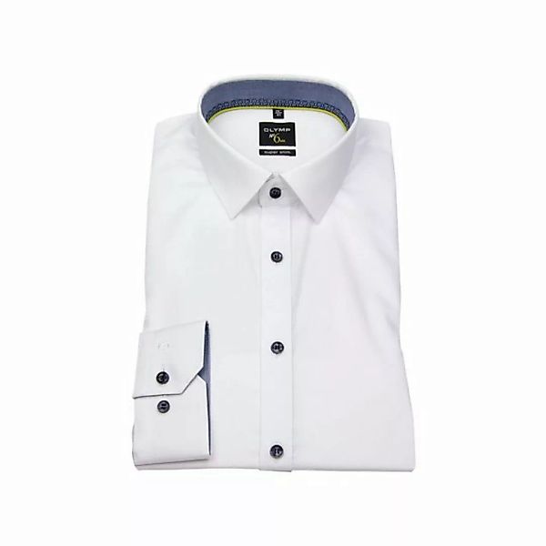 OLYMP Langarmhemd weiß regular fit (1-tlg) günstig online kaufen
