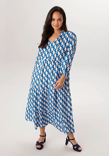 Aniston PLUS Maxikleid in trendigem Dessin - NEUE KOLLEKTION günstig online kaufen