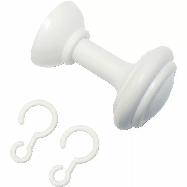 GARDINIA Schalhalter mit Haken, Kunststoff, Gardinen, günstig online kaufen