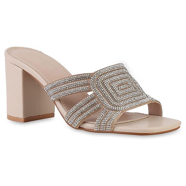 VAN HILL 841549 Sandalette Damen Pantoletten günstig online kaufen