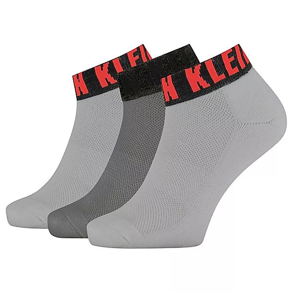Calvin Klein Logo Cuff Drake Quarter Socken 3 Paare EU 40-46 Grey / Black / günstig online kaufen