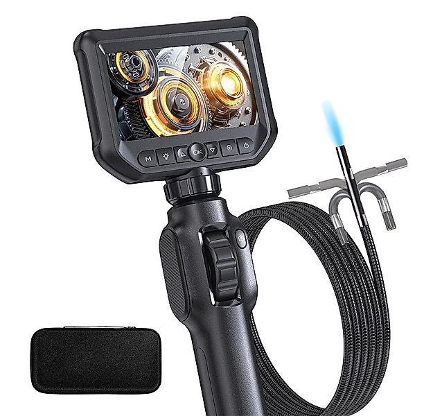 Hikity 4,3" IP67 Wasserdichtes Rohrkamera Endosko 1080 HD Mit Beleuchtung I günstig online kaufen