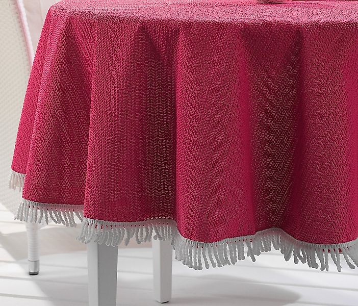 Beautex Tischdecke Garten Balkon Terrasse Camping Tischdecke, Eckig Rund Ov günstig online kaufen