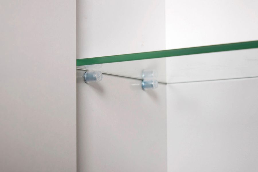 Schildmeyer Spiegelschrank "Basic" Breite 60 cm, 2-türig, Glaseinlegeböden, günstig online kaufen