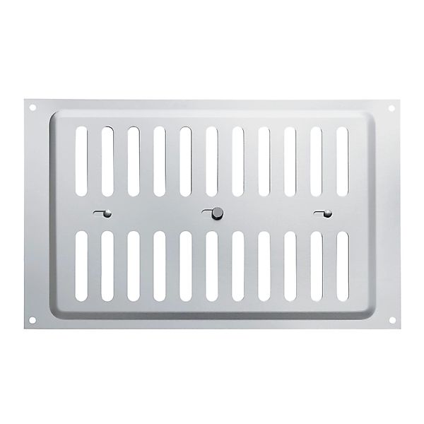SOTECH Aluminium Lüftungsgitter Oval 260 x 165 mm mit Schiebeverschluss Ver günstig online kaufen