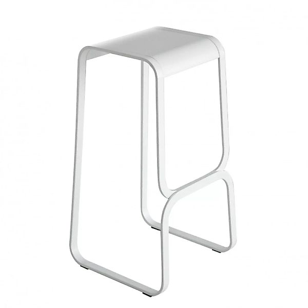 la palma - Continuum S108 Barhocker Sitzfläche Leder 80cm - weiß/Sitzfläche günstig online kaufen
