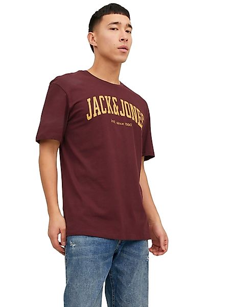 Jack & Jones Herren Rundhals T-Shirt JJEJOSH - Relaxed Fit günstig online kaufen