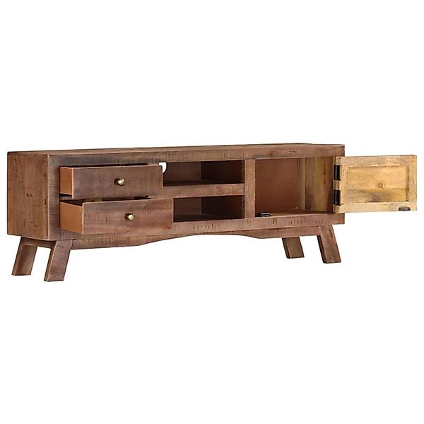 Tv-schrank 110x30x40 Cm Raues Mangoholz günstig online kaufen