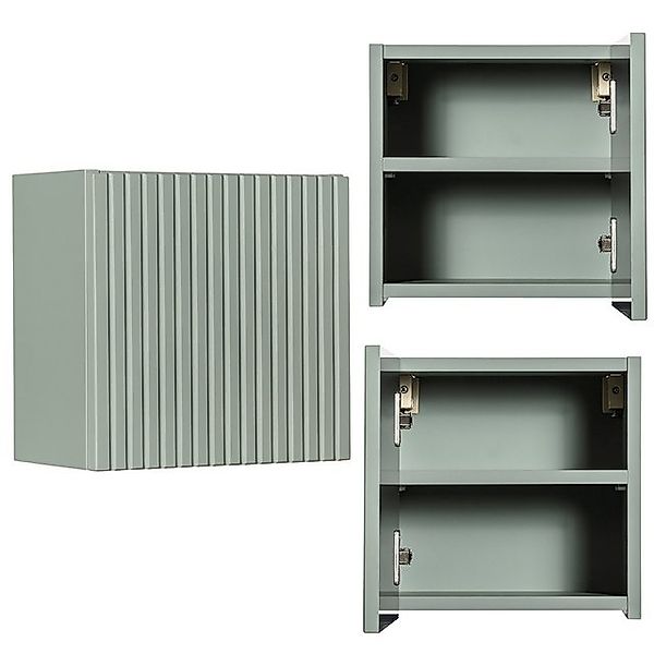 Lomadox Hängeschrank NEWPORT-56-GREEN Wandschrank Badschrank, Schilfgrün, günstig online kaufen