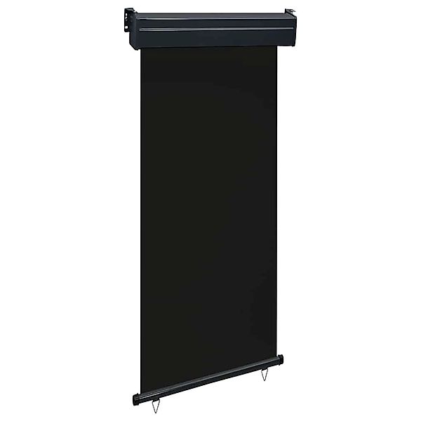 furnicato Balkon-Seitenmarkise 105x250 cm Schwarz günstig online kaufen