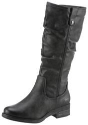 Mustang Shoes Winterstiefel, Langschaftstiefel, Blockabsatz, mit günstig online kaufen