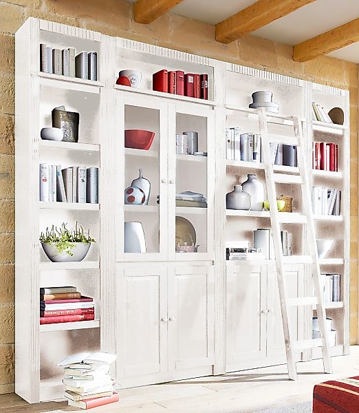 OTTO home Bücherwand "Bergen" aus massivem schönen Kiefernholz, Breite 255 günstig online kaufen