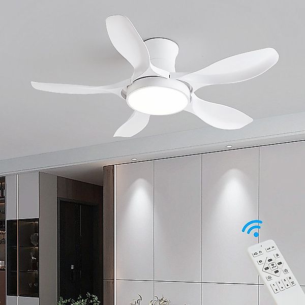 Eurotondisplay Deckenventilator Deckenventilator LED Beleuchtung 6 günstig online kaufen