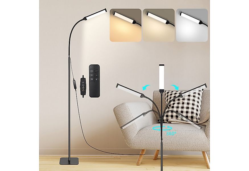 MUPOO LED Stehlampe 120 LED Standleuchten mit Fernbedienung,Schlanke LED Le günstig online kaufen