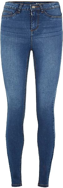 Noisy May Damen Jeans NMCALLIE HW SKINNY JEANS VI021MB - Skinny Fit - Blau günstig online kaufen