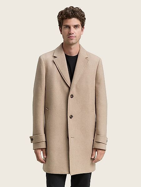 TOM TAILOR Wollmantel Jacken Wollmantel mit Reverskragen günstig online kaufen