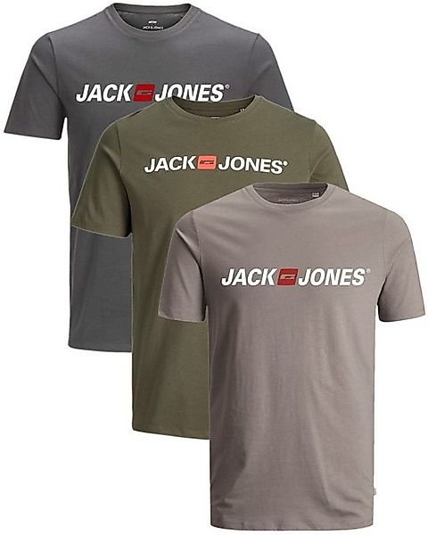 Jack & Jones T-Shirt Stilvolles Slim-Fit oder Regular Shirt mit Printdruck günstig online kaufen