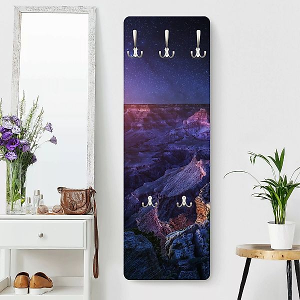 Wandgarderobe Holzpaneel Grand Canyon Night günstig online kaufen