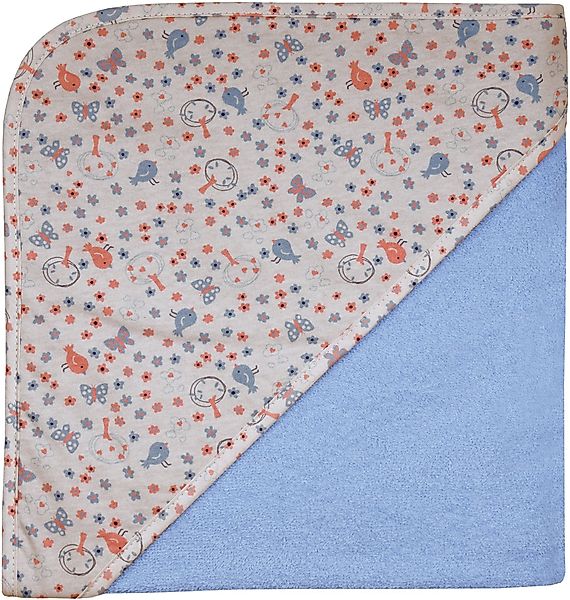 Wörner Kapuzenhandtuch Vogel sky Kapuzenbadetuch 100/100, günstig online kaufen